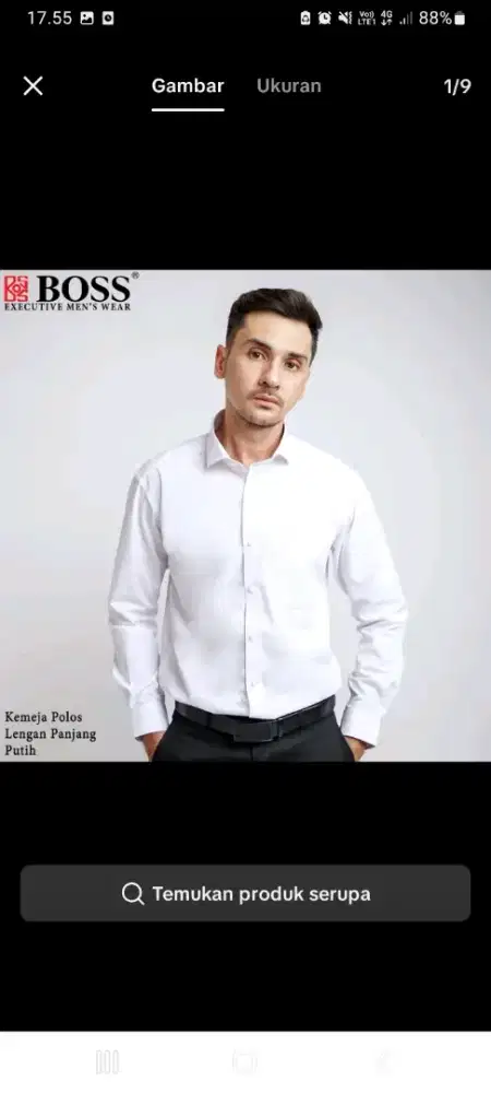Atasan Kemaja Putih Boss