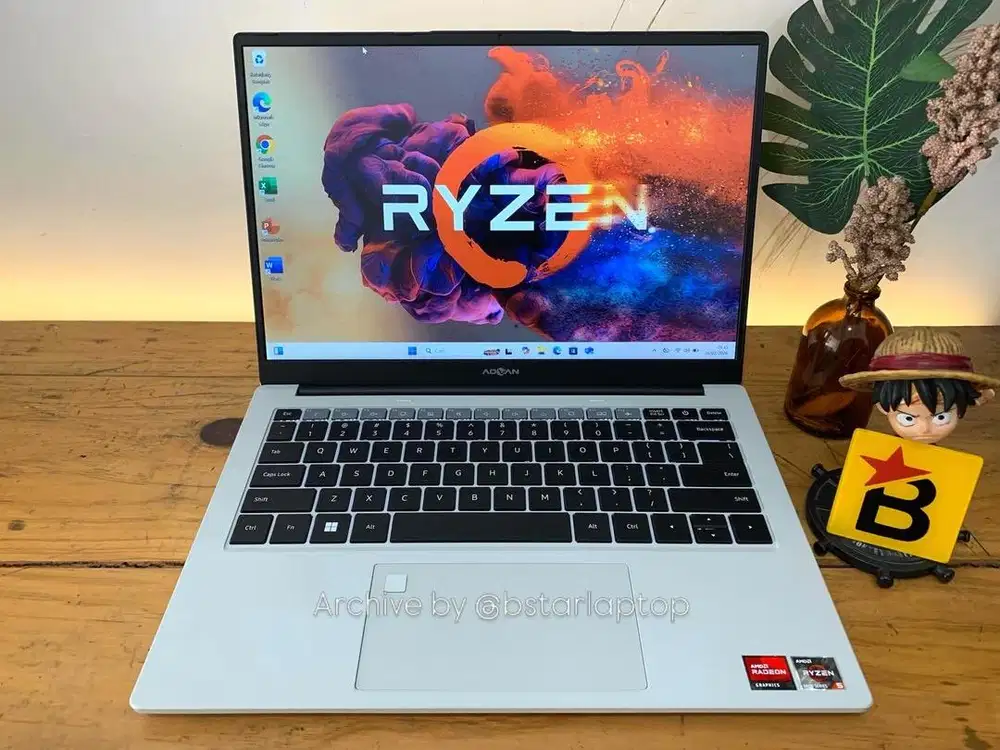 Laptop Advan Workplus 1701 Ryzen 5 6600H RAM 16GB DDR5 Good Condition