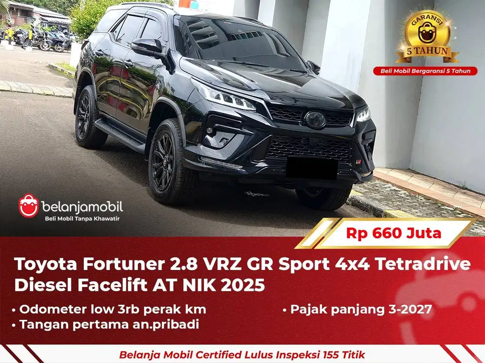 [ 4x4 ] Toyota Fortuner 2.8 VRZ GR Sport Tetradrive Diesel 2025/2026