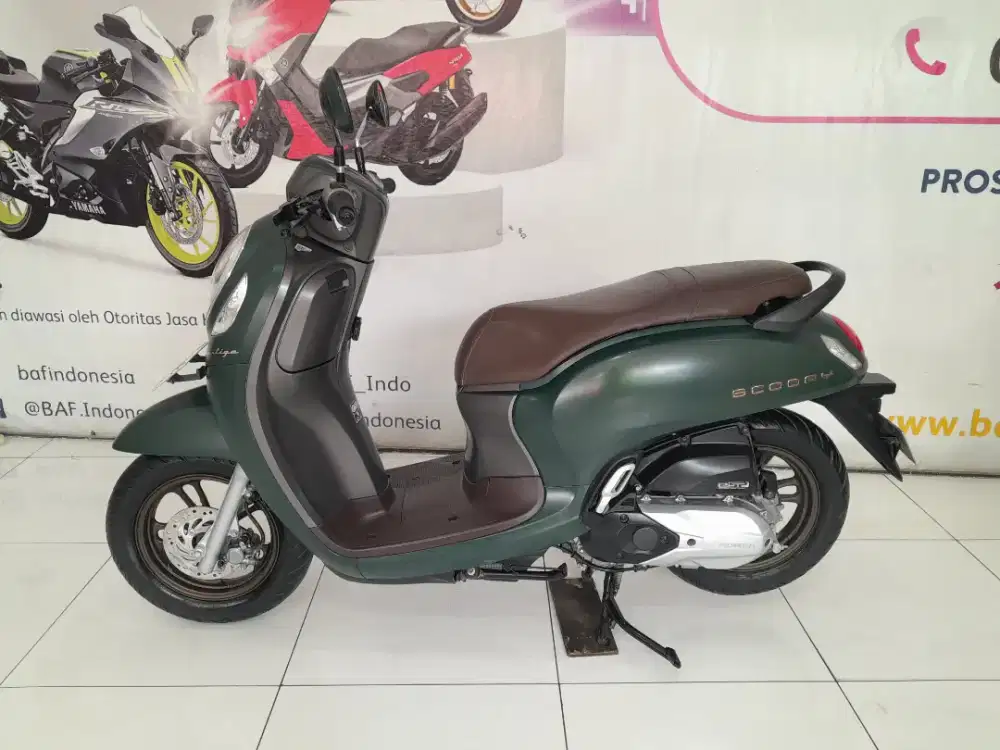 HONDA SCOOPY PRESTIGE 2022 HIJAUU
