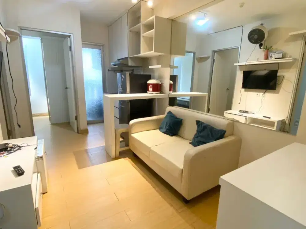 For Rent Apartemen Green Bay Pluit Tipe 2 BR Full Furnished View Mall + 2 AC