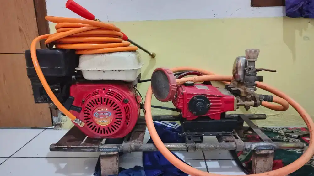 Mesin steam diesel cuci motor mobil