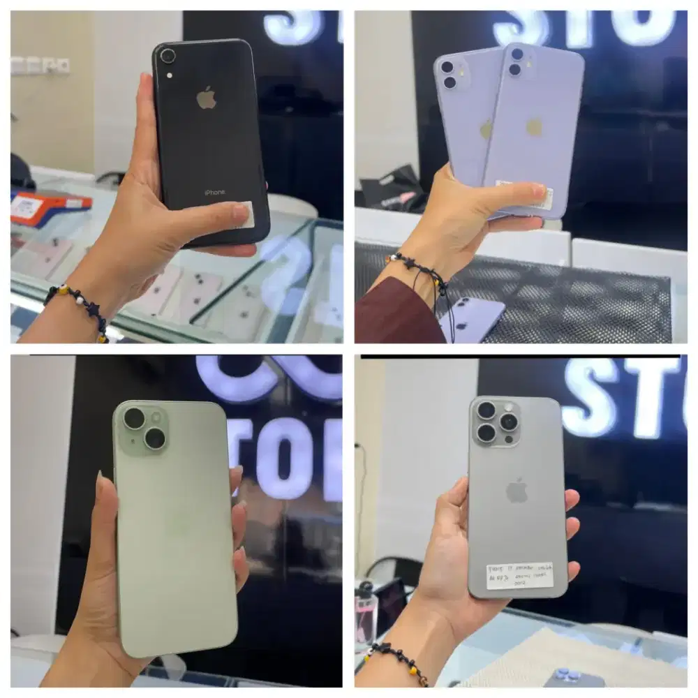 Jual berbagai jenis iphone second dan baru