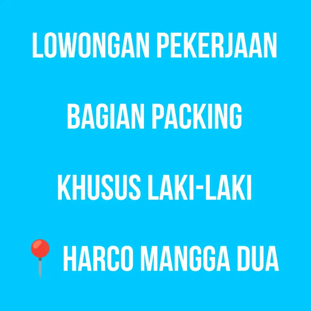 Lowongan Pekerjaan Packing Online Shop