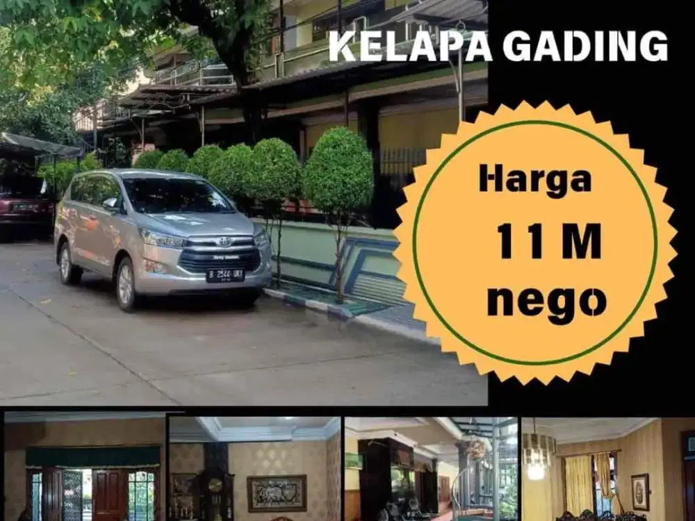 Rumah siap huni dekat mall kelapa gading