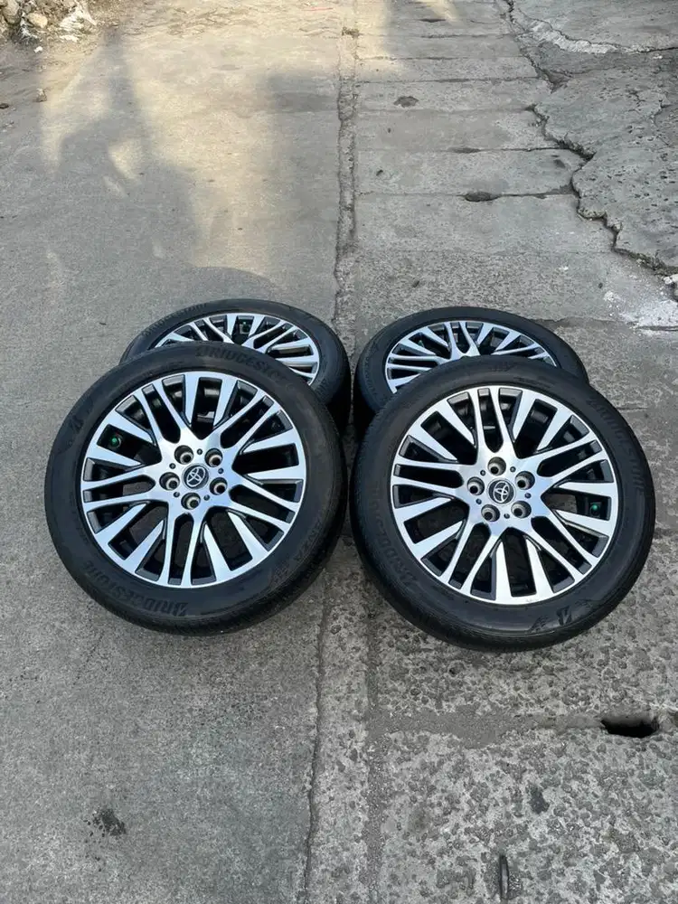 VELG ORI ALPHARD R18 + BAN BRIDGESTONE