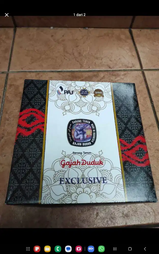 Sarung gajah duduk premium exclusive baru