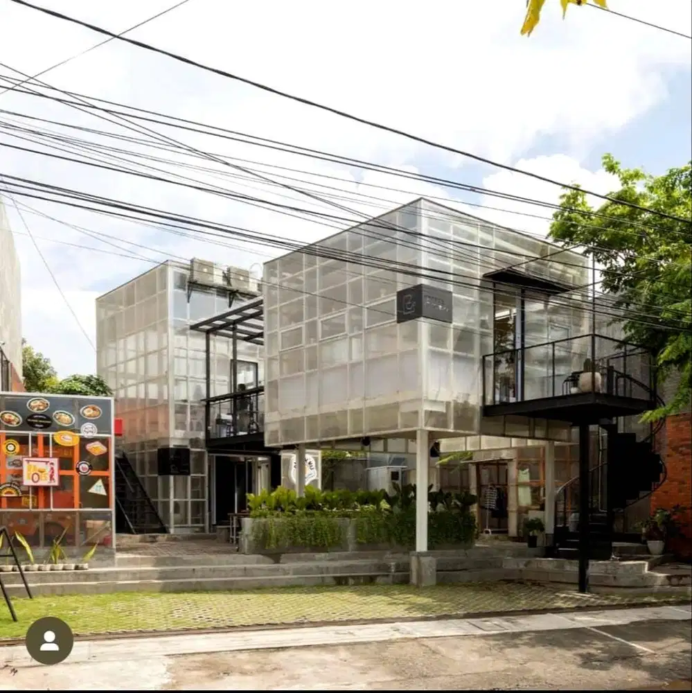 Disewakan  Bangunan Komersial Ex cafe Pondok Jati Sidoarjo