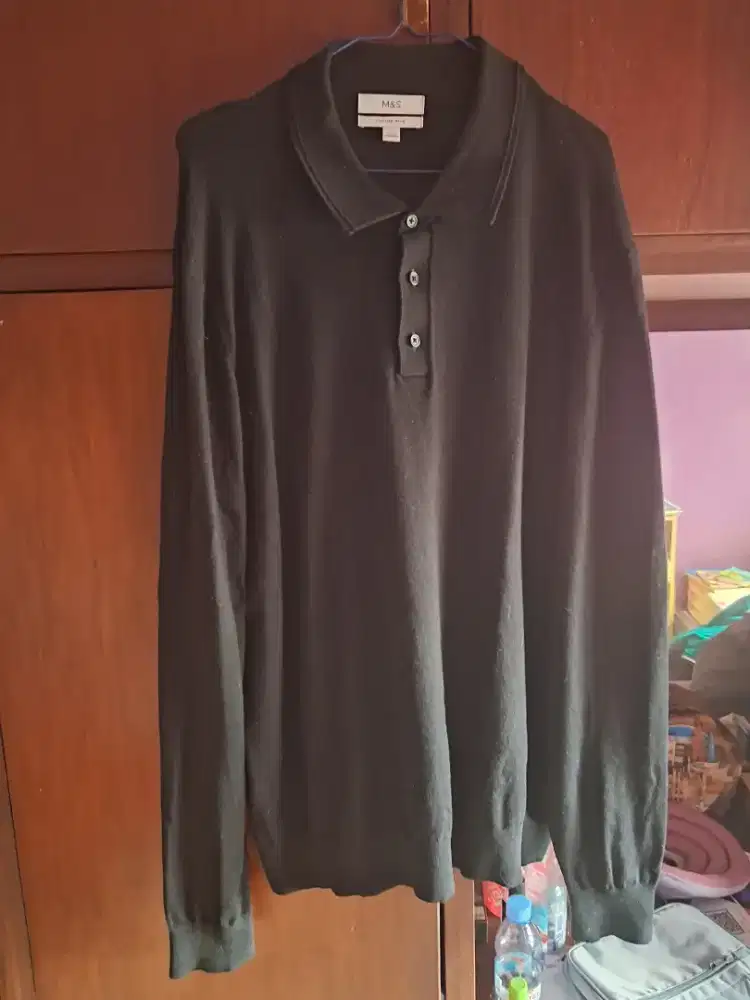 Cotton Rich Tipped Knitted Polo Shirt