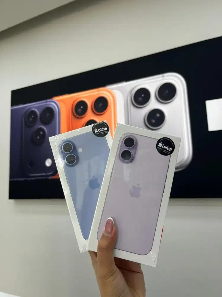 IPHONE 17 BASIC 256 LAVENDER DAN BLUE GARANSI RESMI INDONESIA