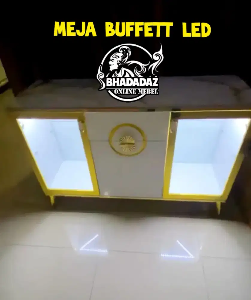 Meja Buffett LED