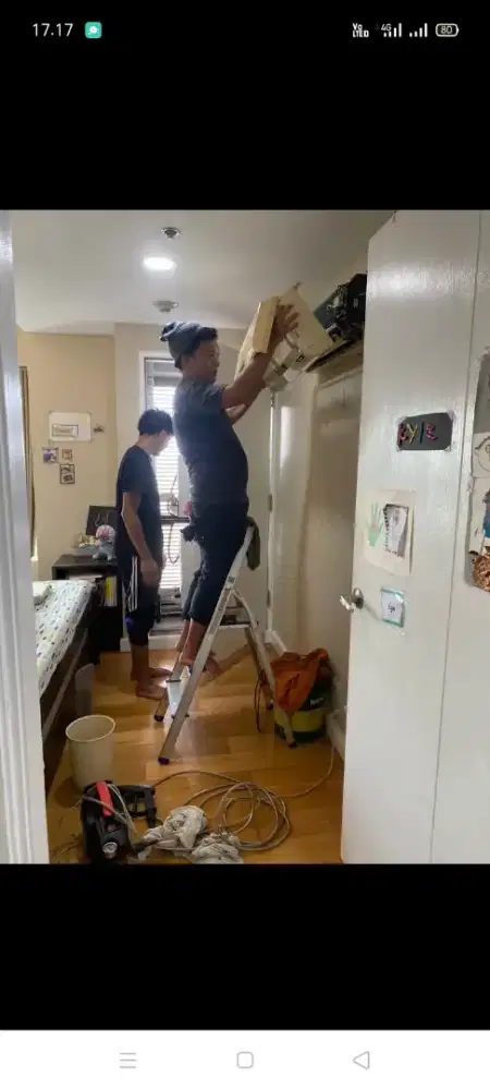 Jasa servis AC kulkas mesin cuci kompa air dll bergaransi