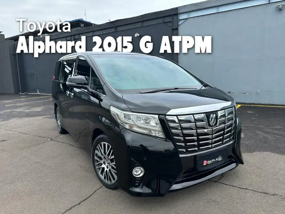 Toyota Alphard 2015 G ATPM Perfect Condition