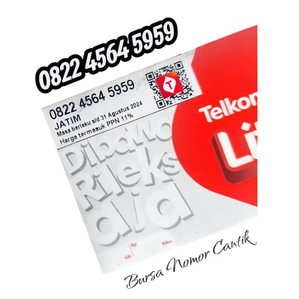 Nomor Cantik Telkomsel 4G/5G Rapi Murah