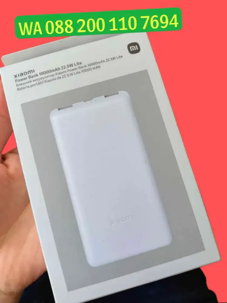 Powerbank Xiaomi kapasitas 10.000 mAh ASLI Original. Joss ! Stylish