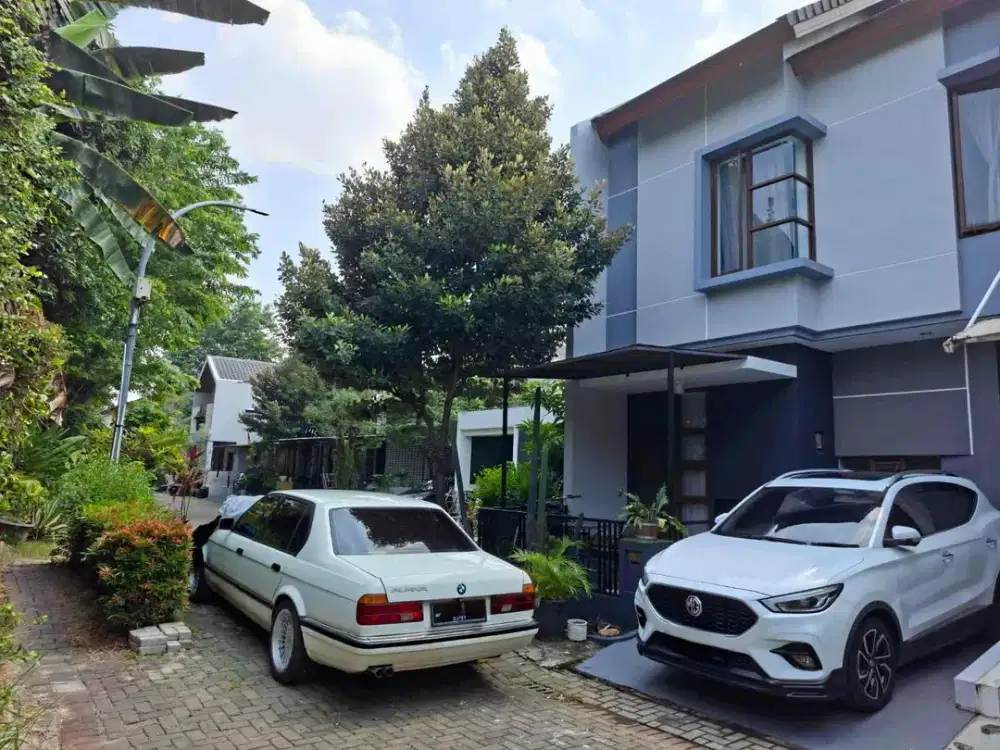 Jual Rumah Green Serpong Bintaro Cluster La Parco Estetik Hadap Selatan Semi Furnish 2 KT