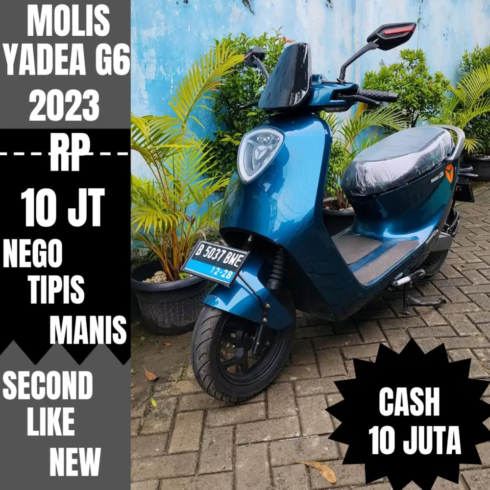 YADEA G6 THN 2023  SECOND LIKE NEW
