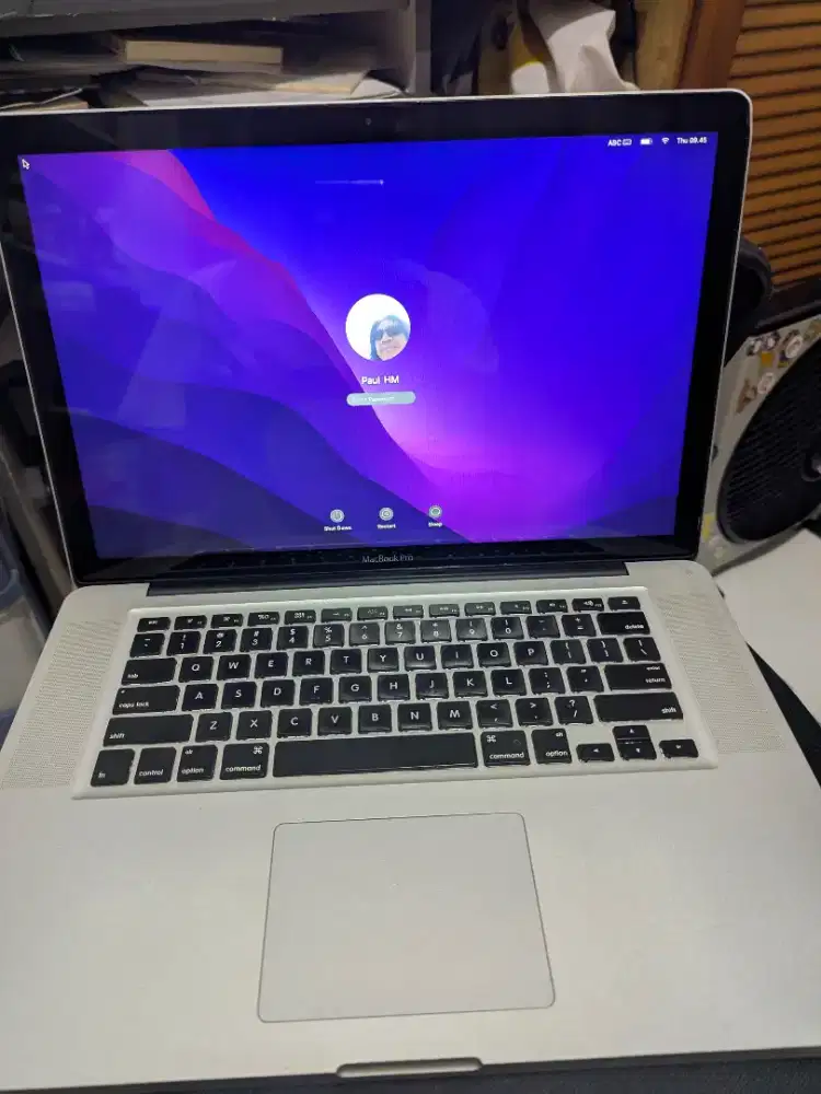 Macbook Pro 15inch 2012 ram16GB SSD 500GB i7 pemakaian pribadi