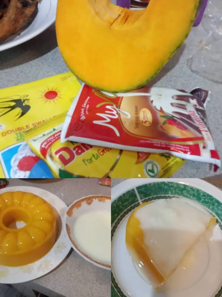 terima pesanan puding labu kuning