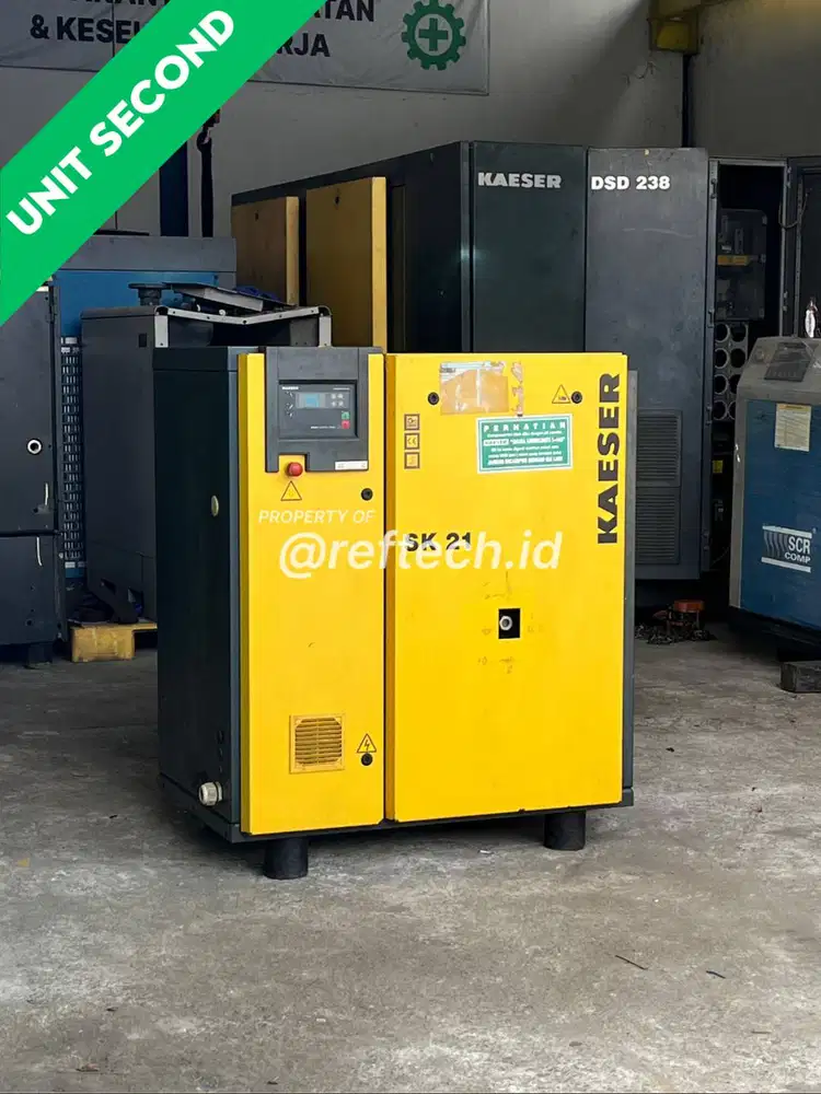 Air Compressor KAESER SK 21 – Unit Second Sehat dan Terawat