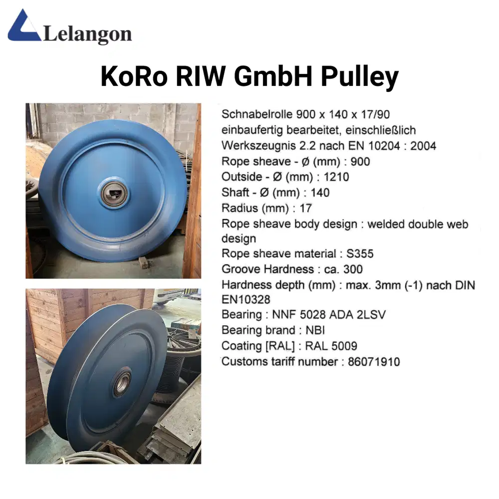 KoRo RIW GMBH Pulley