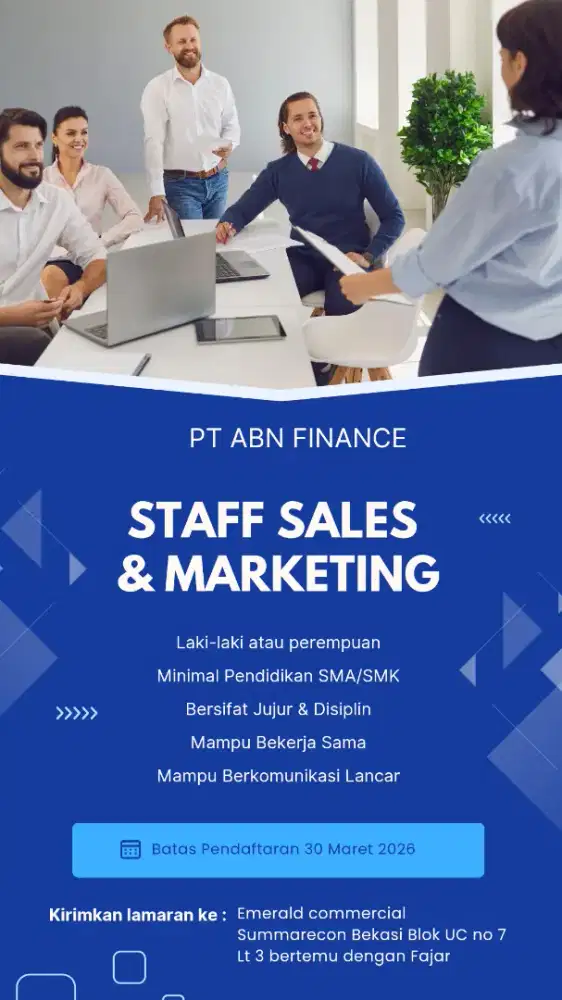 Staff Sales Marketing
