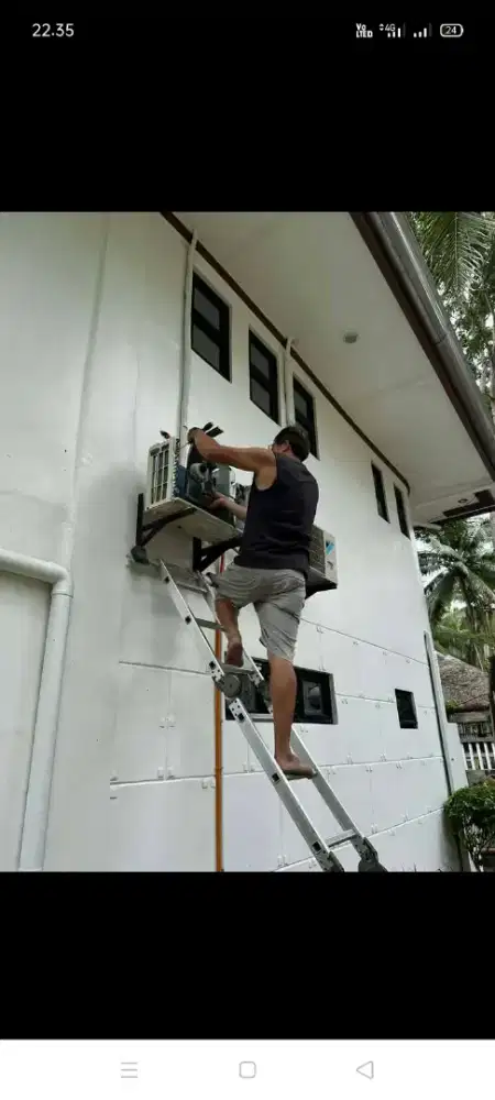 Jasa servis AC kulkas mesin cuci kompa air dll bergaransi