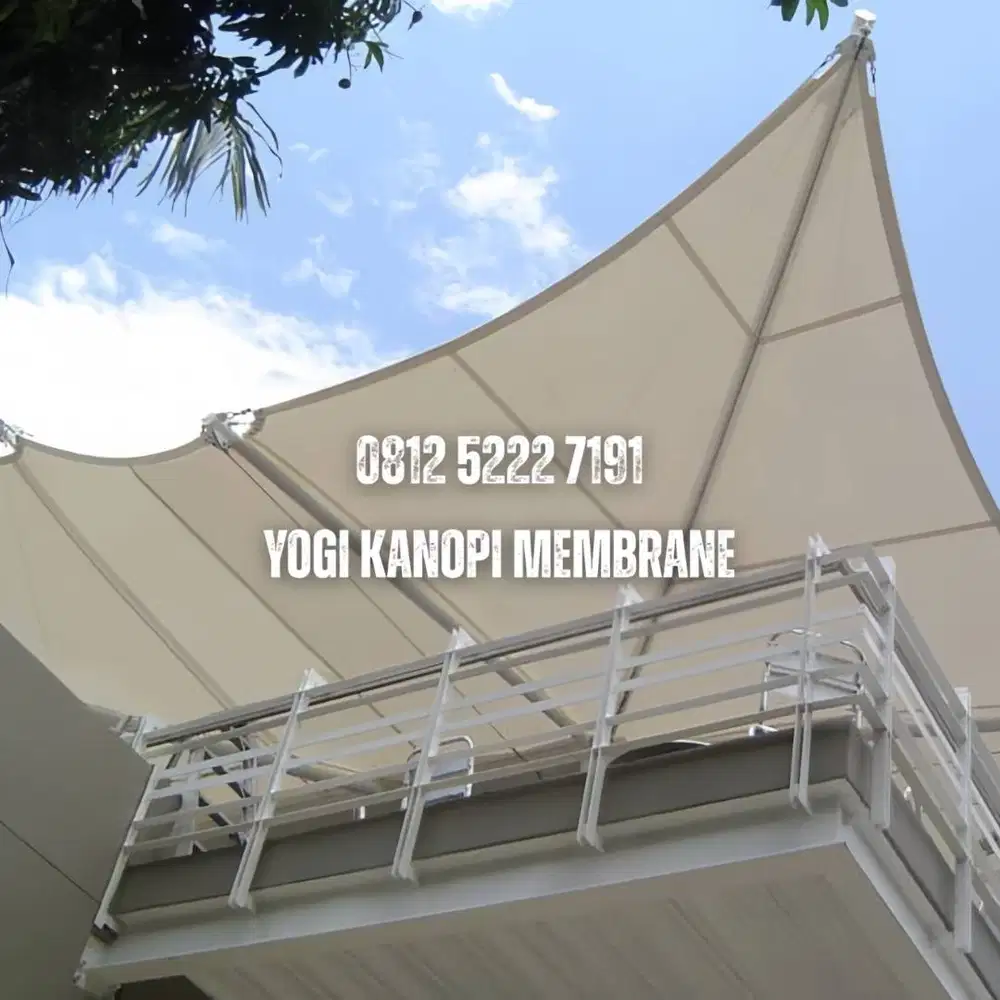 Kanopi Membrane Modern untuk Rumah & Ruko Jabodetabek