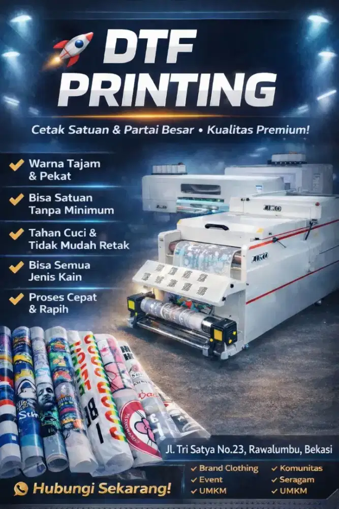 Partner Makloon DTF untuk Bisnis Clothing & Event