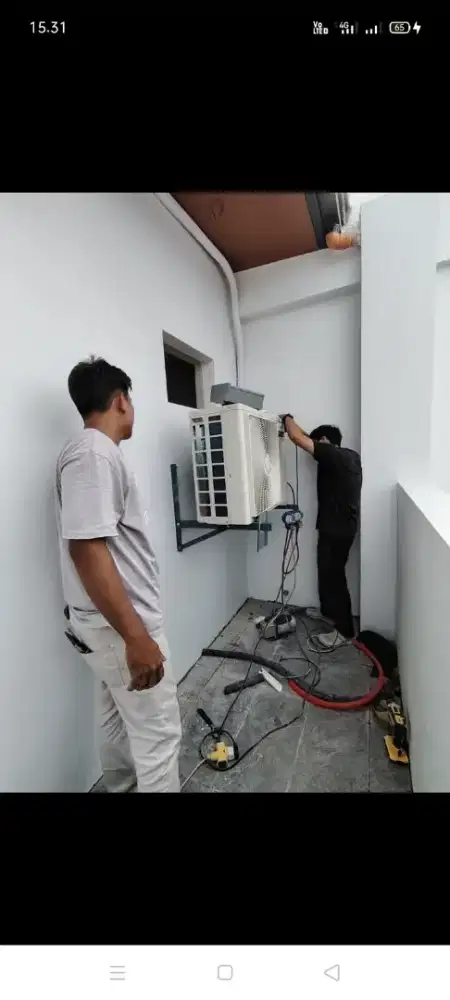 Jasa servis AC kulkas mesin cuci kompa air dll bergaransi