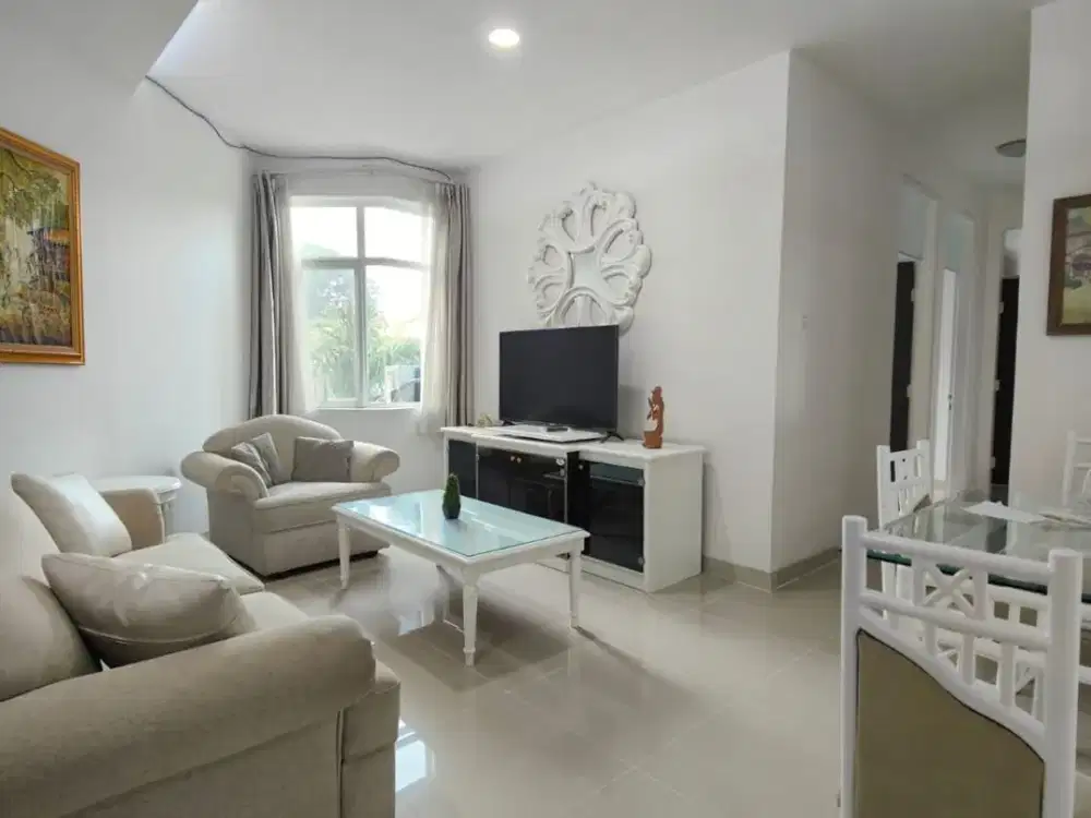 Baru Renovasi! Disewakan Apartemen 3BR Fully Furnish di Lippo Cikarang