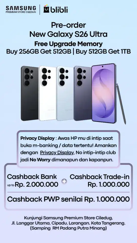 Pre Order Samsung Galaxy S26 Ultra