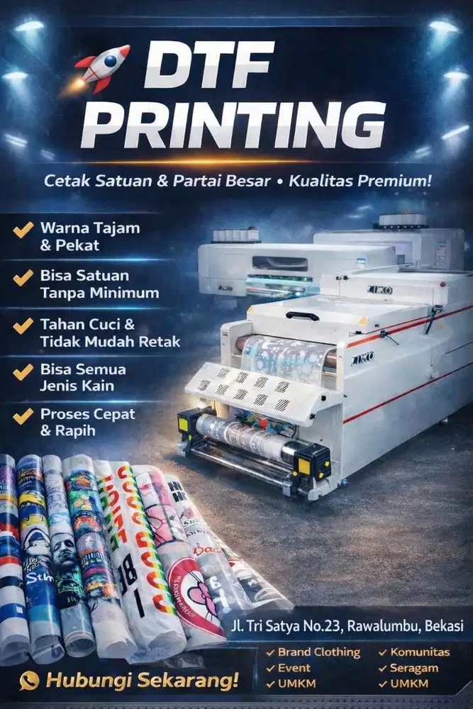 Partner Makloon DTF untuk Bisnis Clothing & Event