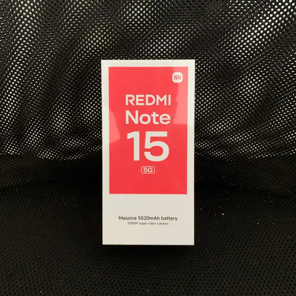 REDMI NOTE 15 5G RAM 12/512 GB (BARU, GARANSI RESMI)