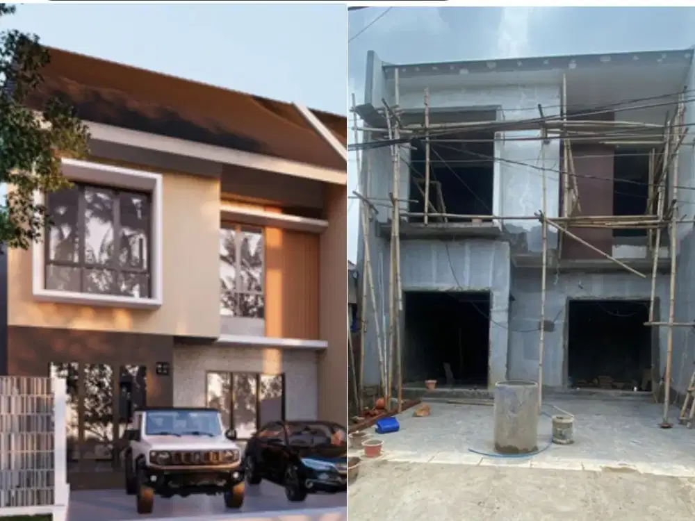 RUMAH BARU ON PROGRESS DI VILLA MELATI MAS 'EN684'