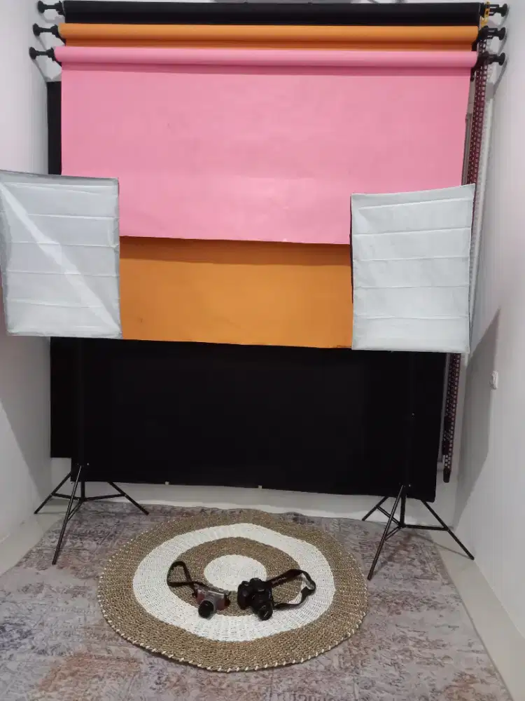 JUAL 1 SET HOME PHOTO STUDIO