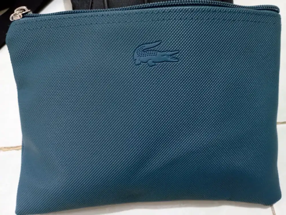Turkish Airlines Lacoste pouch bag