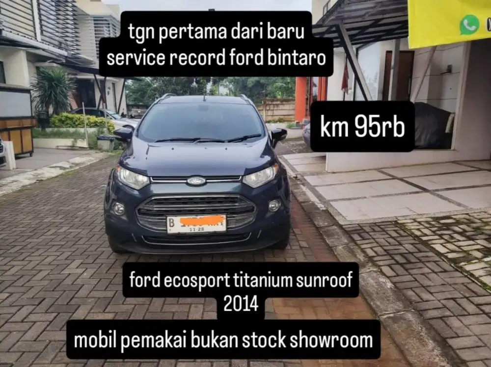ford ecosport titanium tgn pertama dari baru