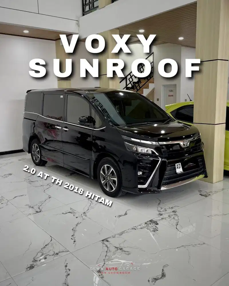 Voxy 2018 Matic Sunroof Hitam Istimewaa