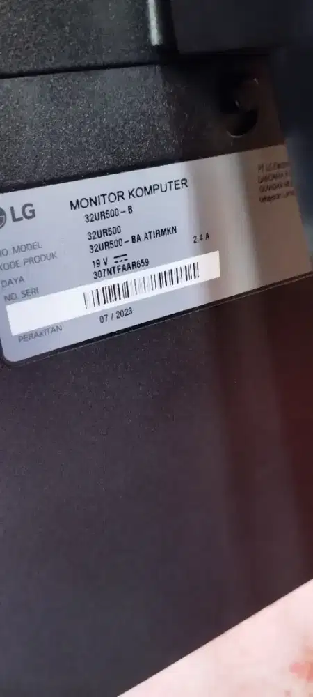 Monitor lg UHD 4k 32inch tipe 32ur500