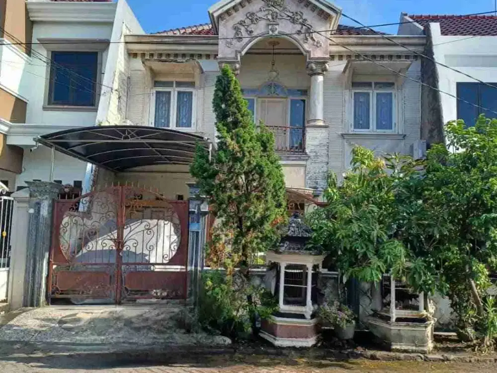 lelang rumah 2 lantai wiguna timur surabaya