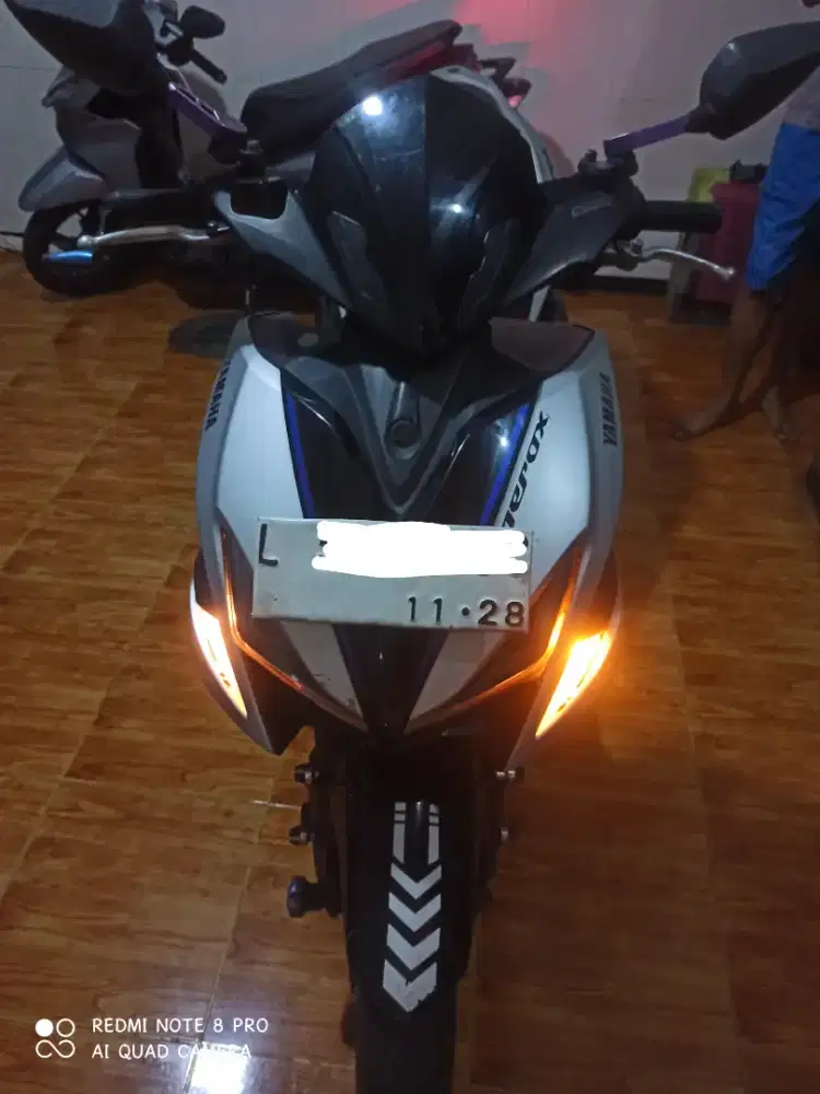 Jual AEROX Type R Silver Matte 2018