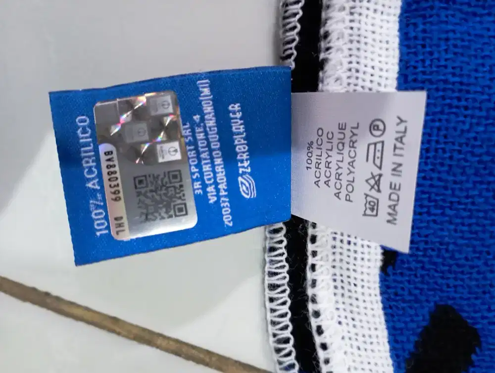Official scarf intermilan vs real sociedad