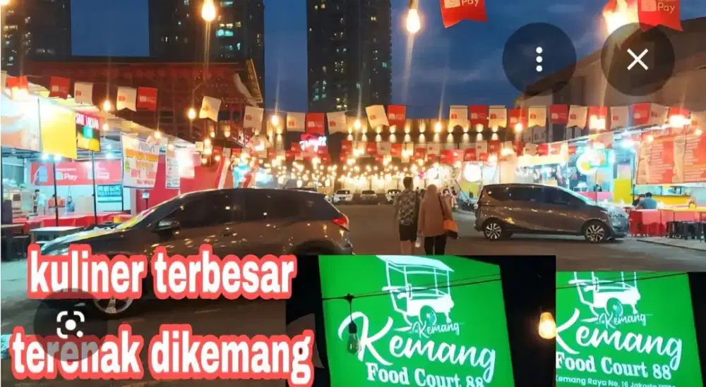 DI SEWAKAN KIOS FOOD COURT KEMANG RAYA