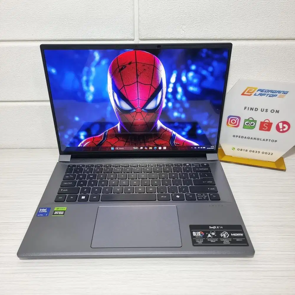 ACER SWIFT X14 OLED INTEL ULTRA 7 155H RAM 32GB SSD 1TB RTX 4060 8GB