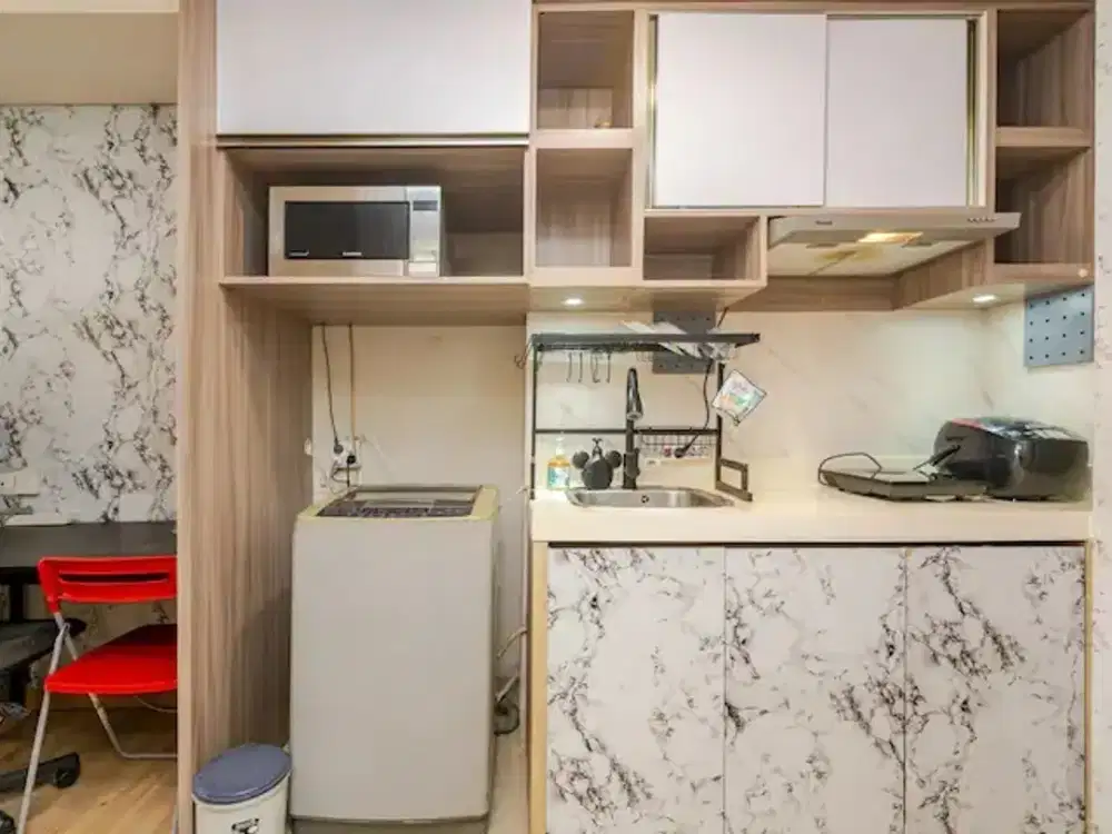 TERMURAH Disewakan Skandinavia Grand Studio Family Ensuite (FREE IPL, internet 35 Mbps, Sinking Fund) Riverview North 46 sqm