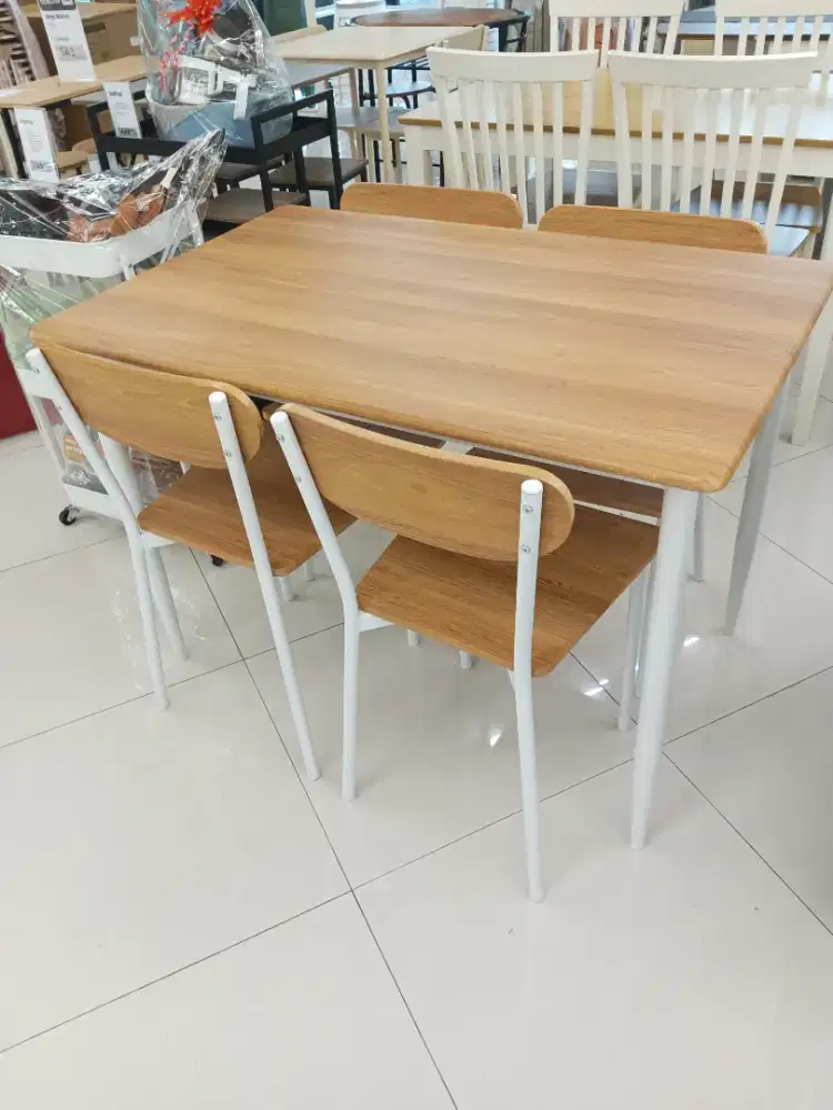 MEJA MAKAN SET MINIMALIS MURAH