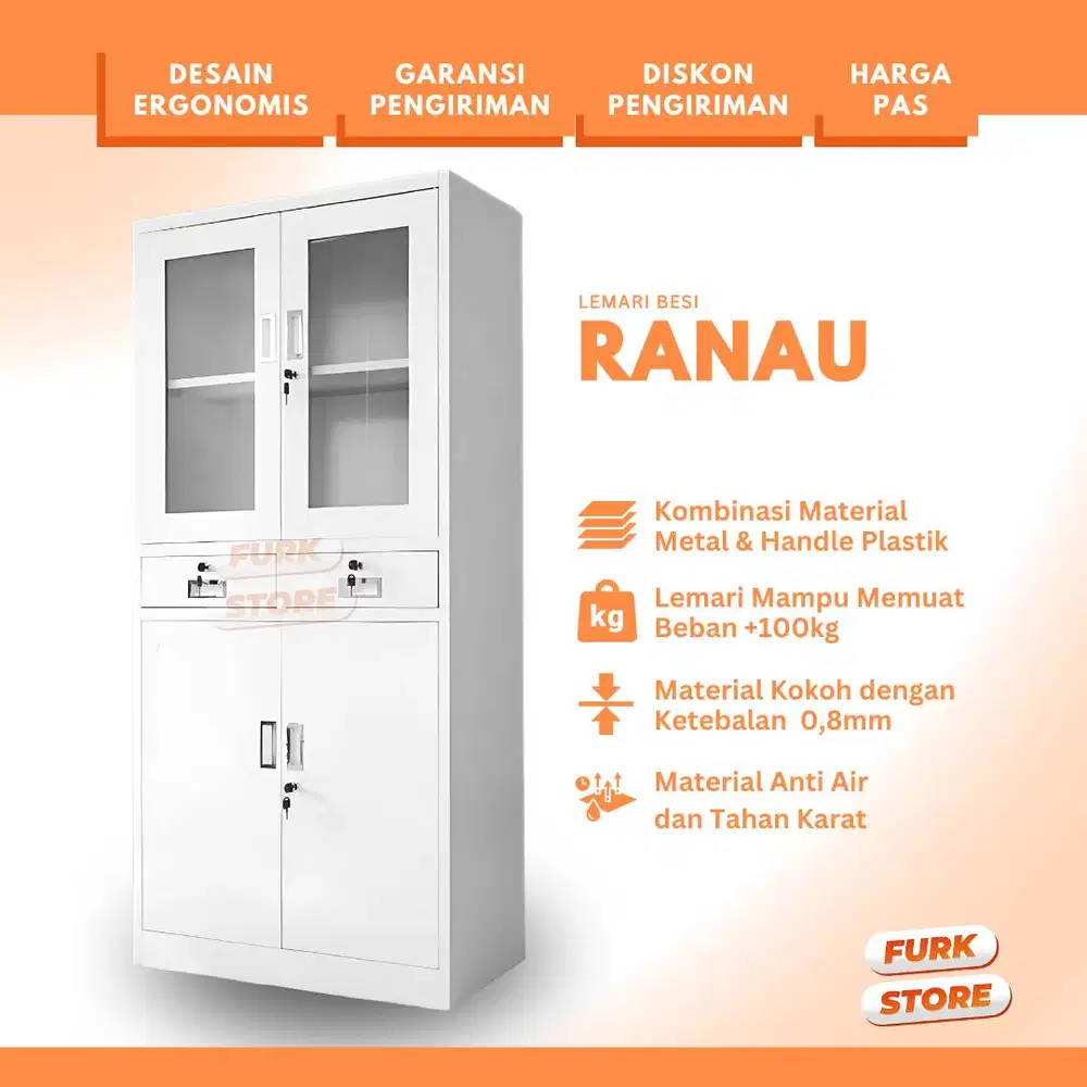Lemari Dokumen Besi Tipe RANAU - Lemari Berkas | Almari Besi | Lemari