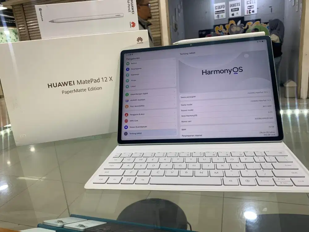 HUAWEI MATEPAD PAPER MATTE 12X 12/256GB PLUS PEN ORIGINAL GARANSI ON
