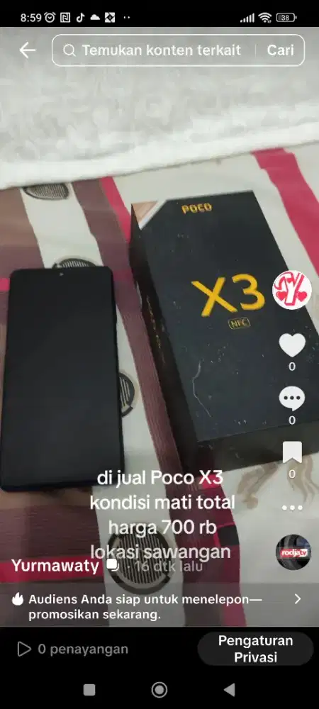 Djual hp Poco X3